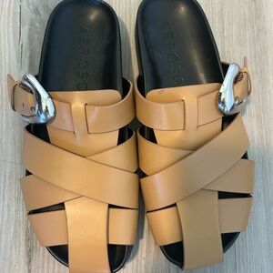 Liberty Black Leather Upper Shoes